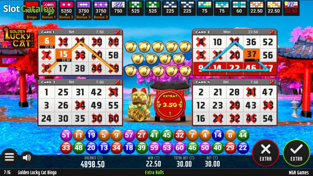 Golden Lucky Cat Bingo review