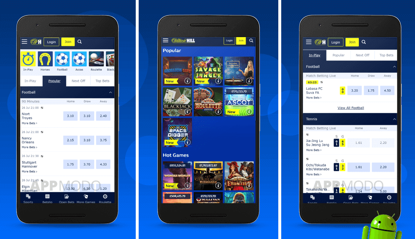 William Hill Casino app